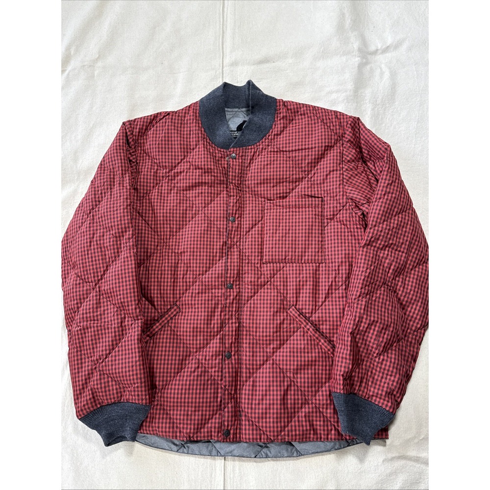 Rocky Mountain Featherbed × Todd Snyder Quilted Down Jacket Red Plaid Size M